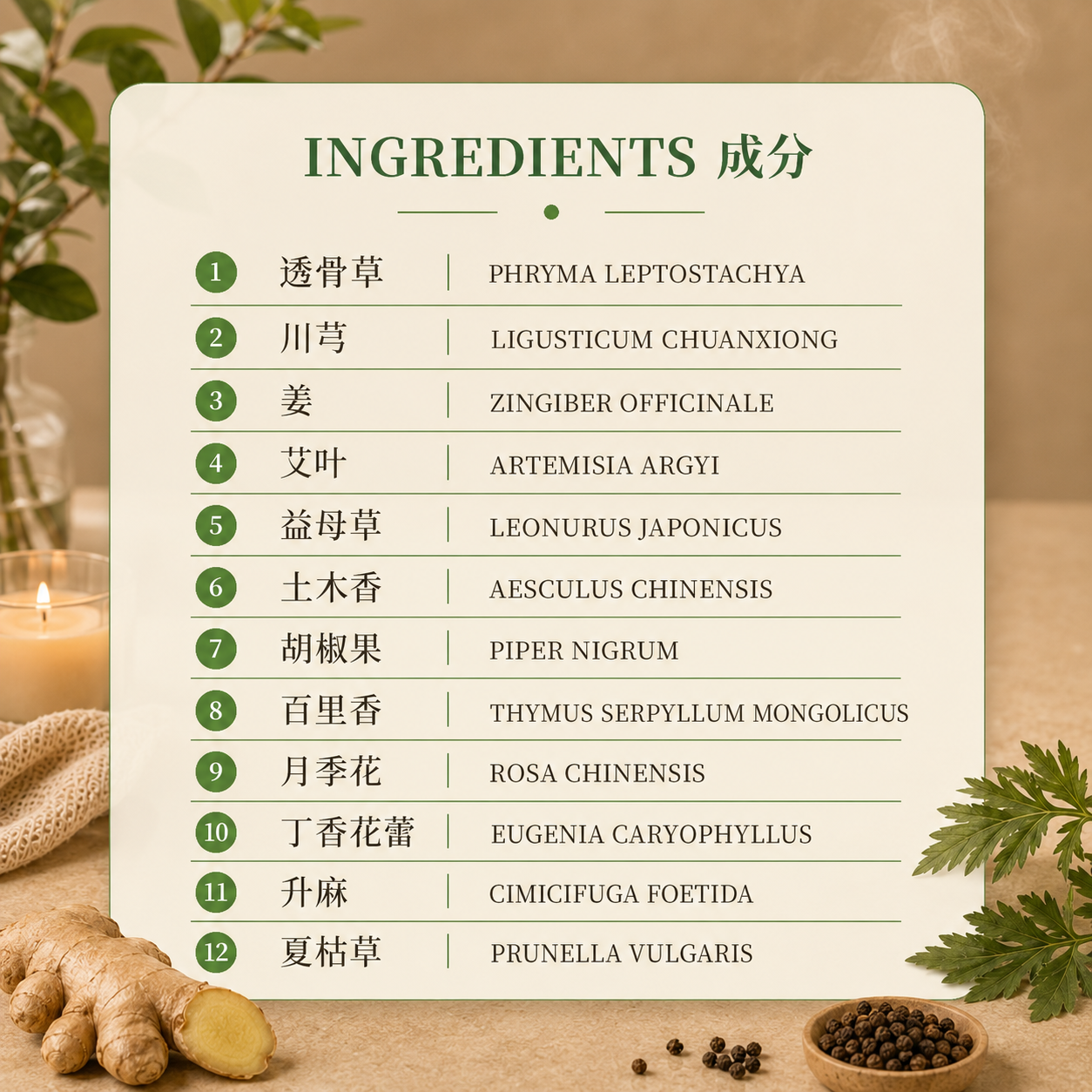 火 - 心养神浴 Heart Nourishing Herbal Bath_3