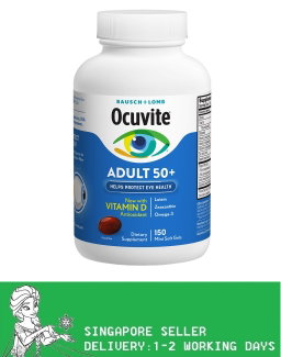 Ocuvite Adult 50+, 150 Soft Gels(Exp:01/2028)