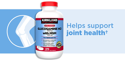 Kirkland Signature Glucosamine with MSM, 375 Tablets(Exp:11/2028)