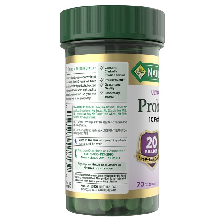 Nature's Bounty Ultra Strength Probiotic 10, 70 Capsules(Exp:11/2027)_2