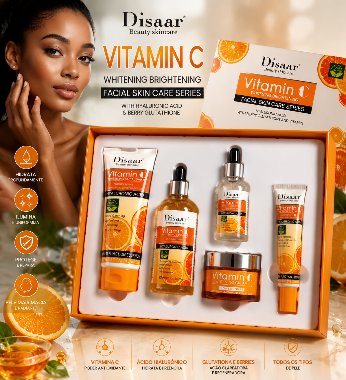 Facial Disaar Vitamin C (5 em 1)