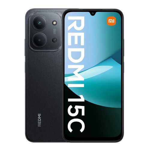 Redmi 15C By Xiaomi, 4G, 6.9", 8GB RAM + 256GB, 6000mAh, Black (25 Months Warranty)