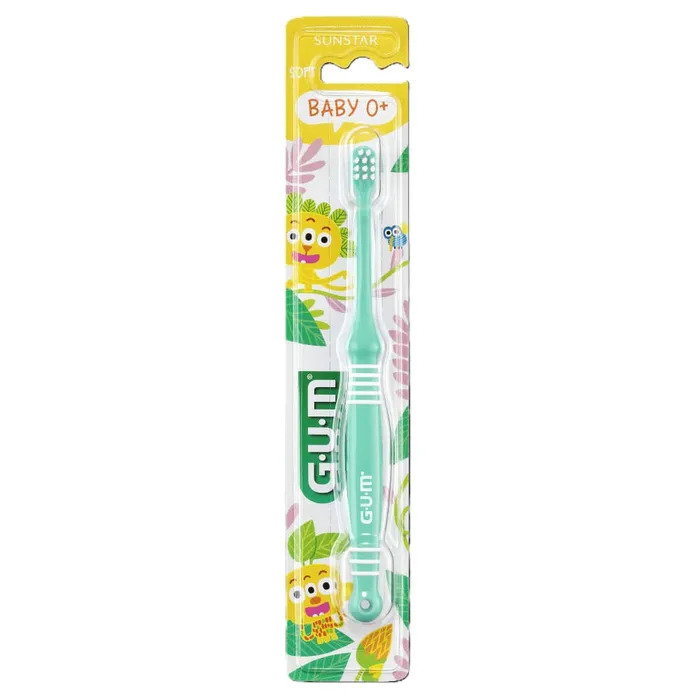 Gum KIDS - Brosse à Dents Souple +0 An Coloris Aléatoire