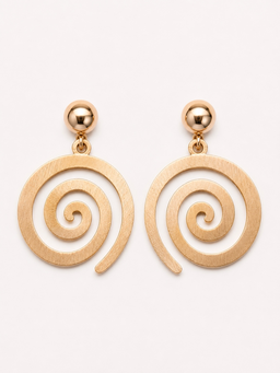 Zen Spiral Earrings