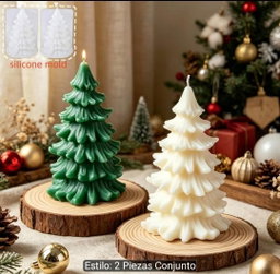 Molde pino navideño