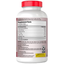 Kirkland Signature Calcium Citrate, Magnesium and Zinc, 500 Tablets(Exp:10/2028)