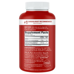 Qunol Mega CoQ10 Ubiquinol 100 mg., 120 Softgels(Exp:04/2029)