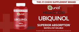 Qunol Mega CoQ10 Ubiquinol 100 mg., 120 Softgels(Exp:04/2029)