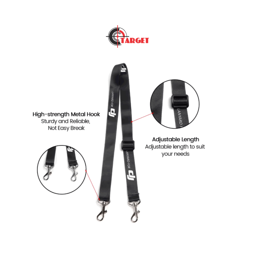 Lanyard For DJI RC/RC 2 Remote Controls Adjustable Neck Strap for Flip/Neo/Mini 4 Pro/Air 3S/Mavic 4 Pro/Mini 3 Drone Accessorie_2