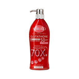 Soriko - Glutathione Astaxanthin 70X SPF 50 PA++++ UV Protection Lotion 500ml | Wholesale Bath & Body Care Singapore