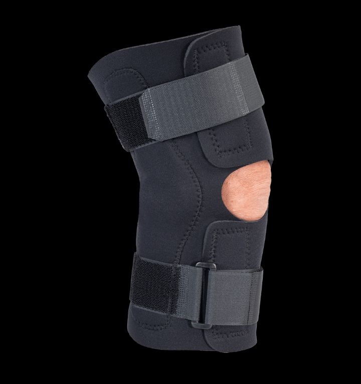 Hinged Knee Brace (OCA), Black(S,M,L,XL,XXL)