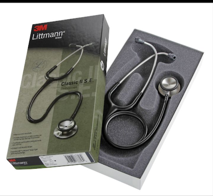 Littmann Stethoscope Classic 2 Two sided Chestpiece (Black,Blue,Maroon,Grey)