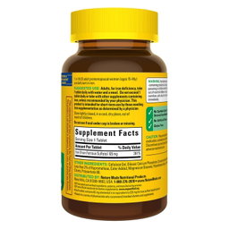 Nature Made Iron, 65 mg, 365 Tablets(Exp:01/2029)
