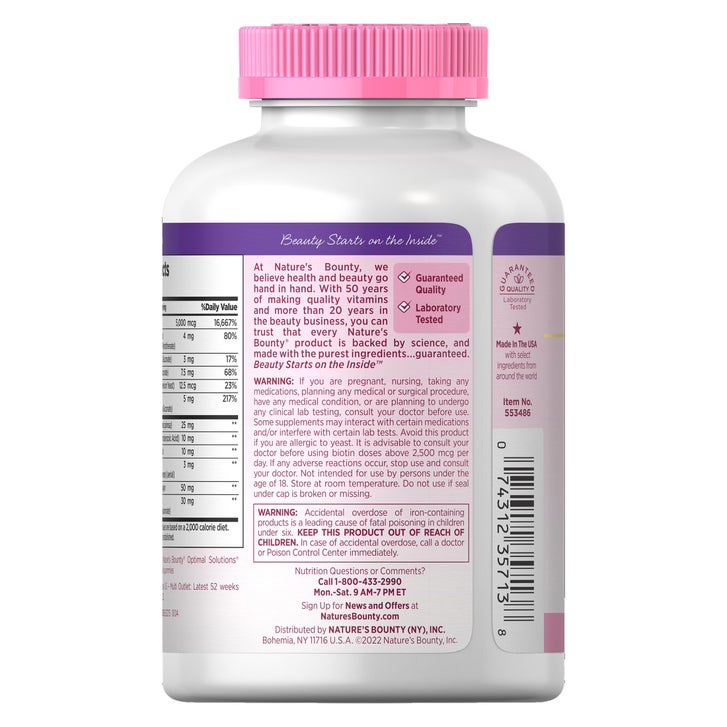 Nature's Bounty Hair, Skin and Nails, 250 Softgels(Exp:07/2027)_1