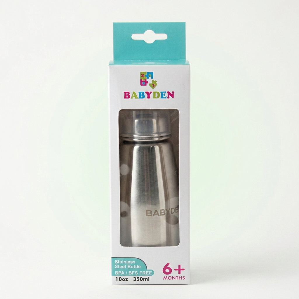 Babyden Stainless Steel Bottle Feeding Bottle | 150ml_0