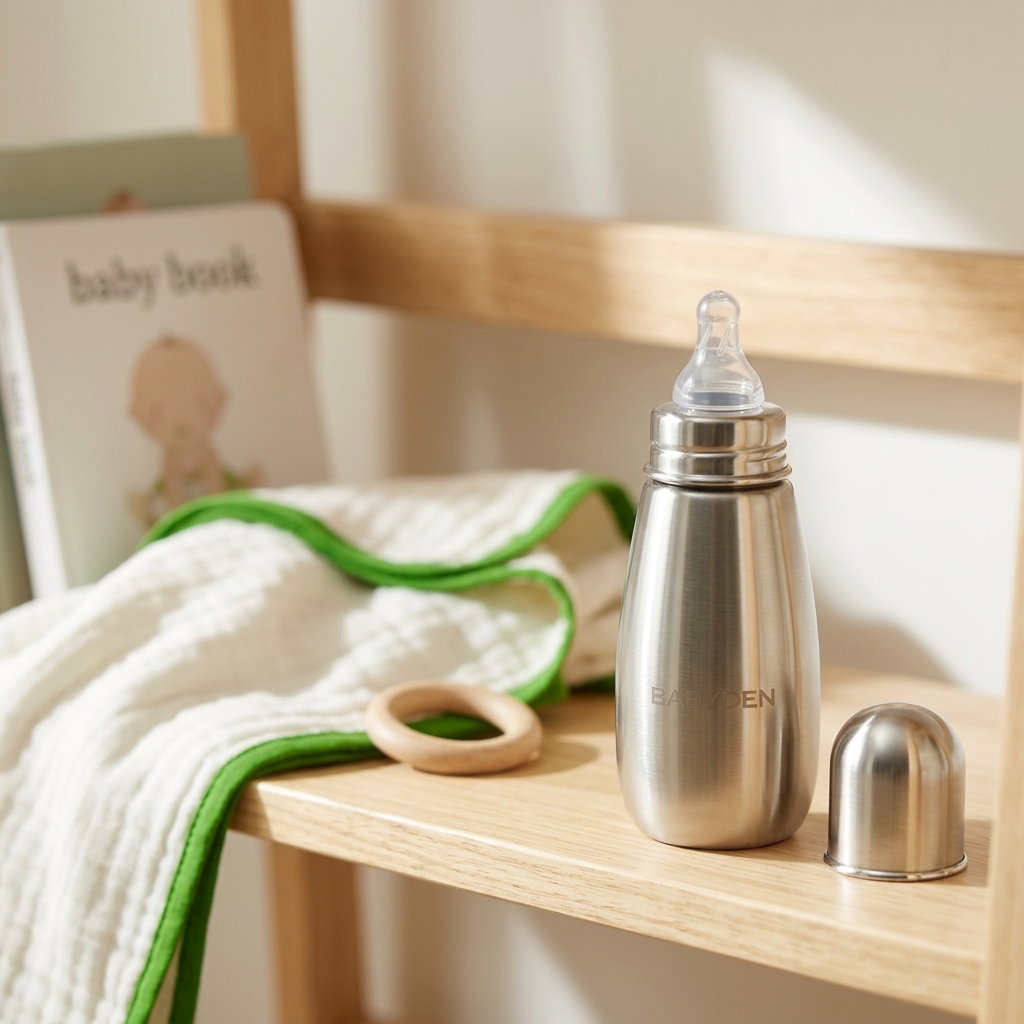 Babyden Stainless Steel Bottle Feeding Bottle | 150ml_2
