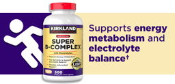 Kirkland Signature Super B-Complex with Electrolytes, 500 Tablets(Exp:05/2028)