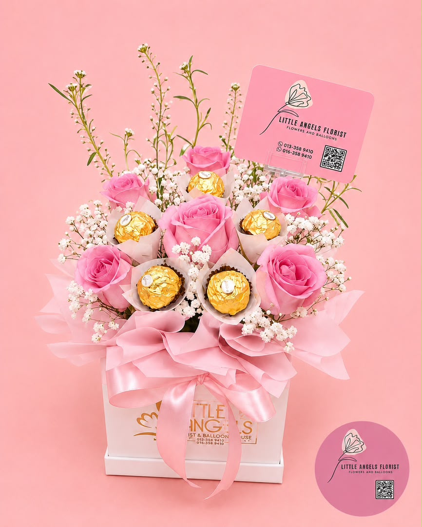 Roses and Ferrero Box