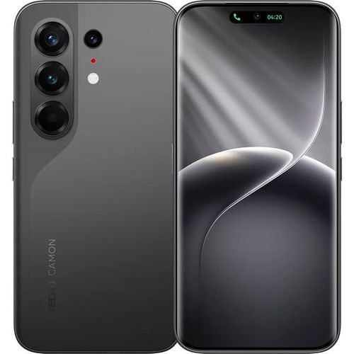 Tecno Camon 50 Pro - 6.78" AMOLED, 256GB Storage, 8GB RAM, 4G, MediaTek Helio G200, 6150mAh Battery-Moonshadow Black_0