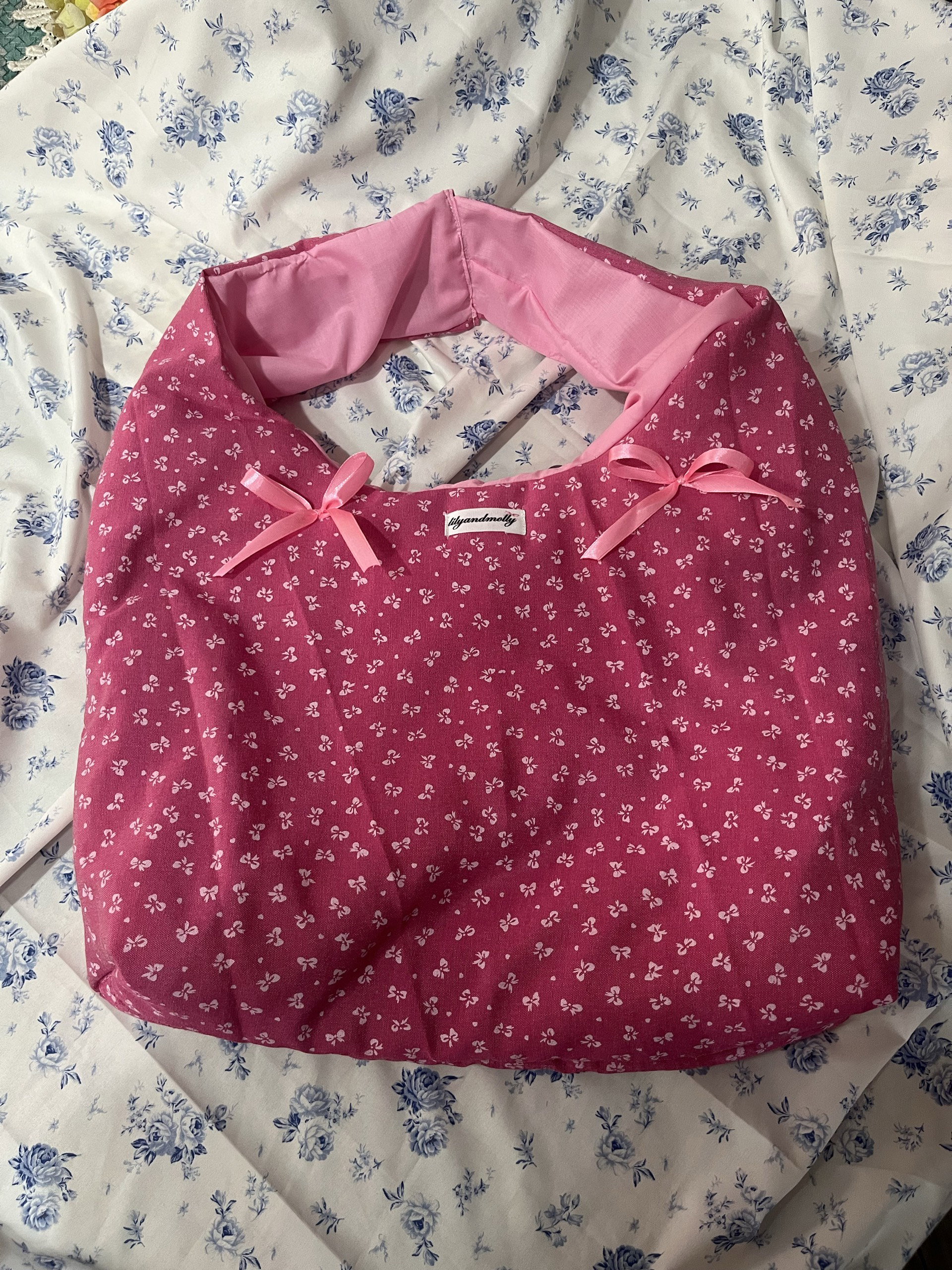 Bow bag rose_0
