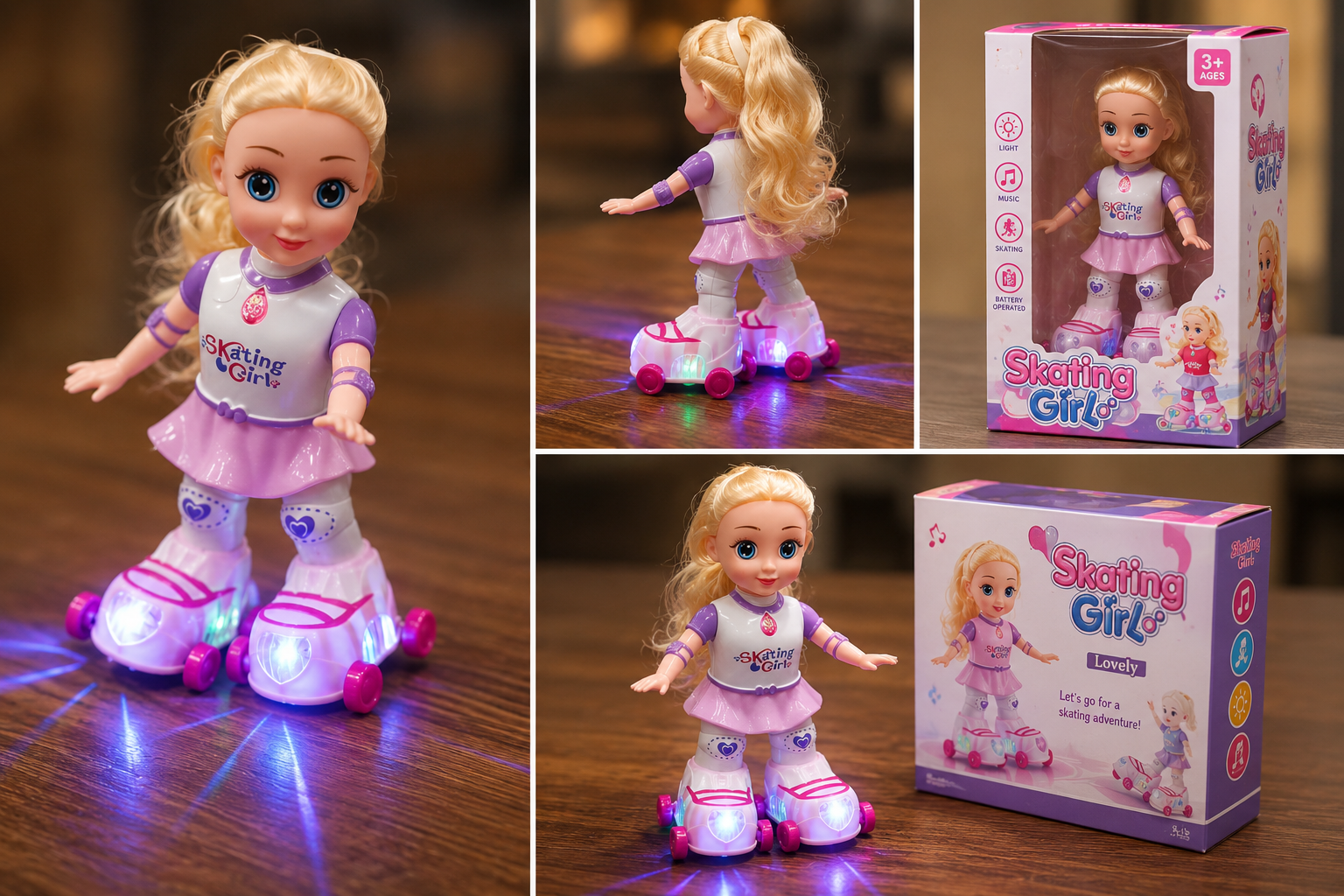 Skating Girl Doll _0