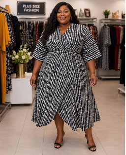 Luceez Wrap Dress 4XL