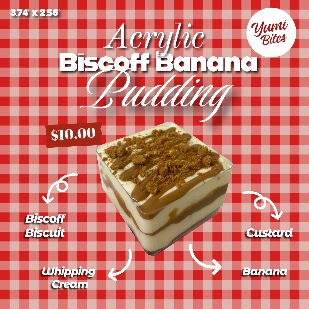 Biscoff Banana Pudding [Acrylic]
