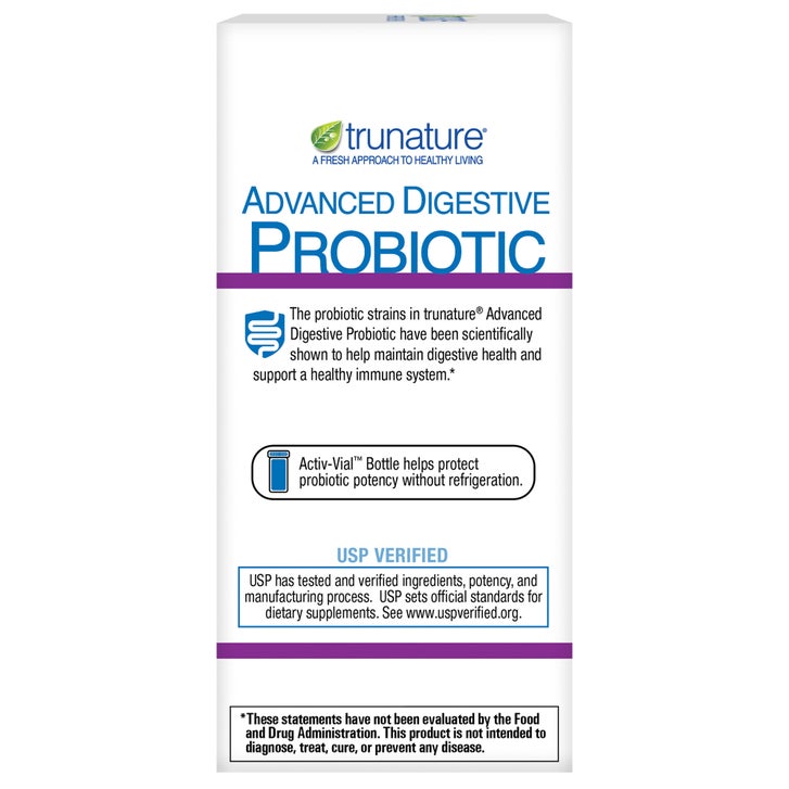 trunature Advanced Digestive Probiotic, 100 Capsules(Exp:01/2028)_1