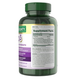 Nature's Bounty Sleep3 10 mg. Melatonin, 120 Tablets(Exp:08/2027)