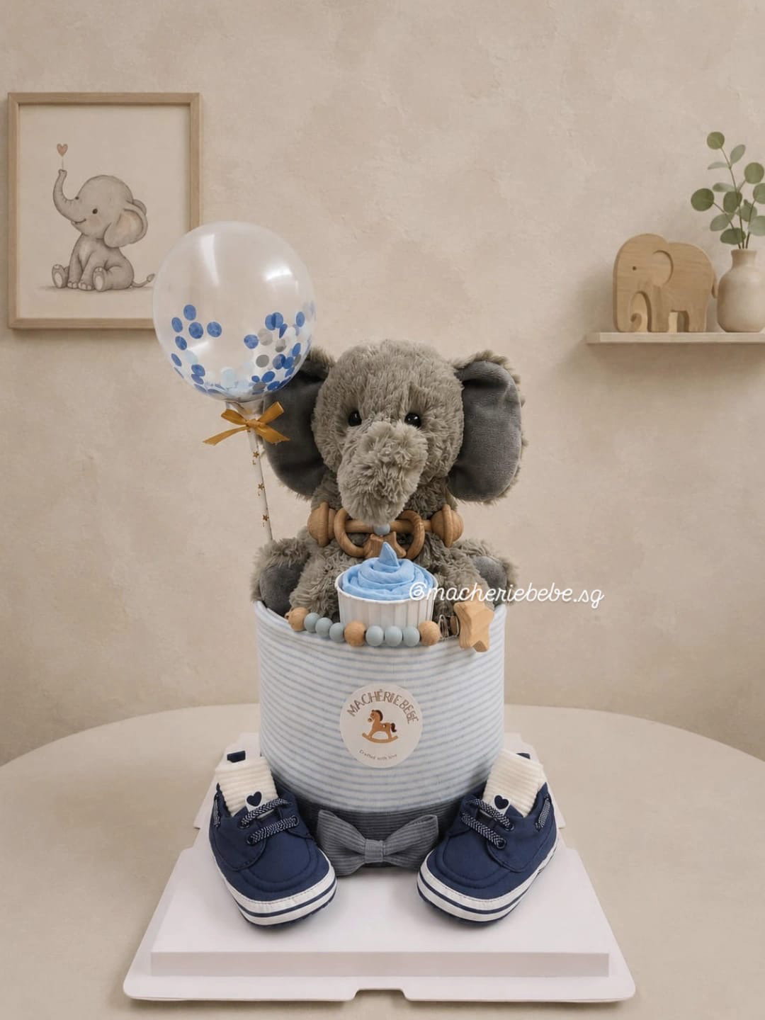🐘 1-tier Safari Elephant _0