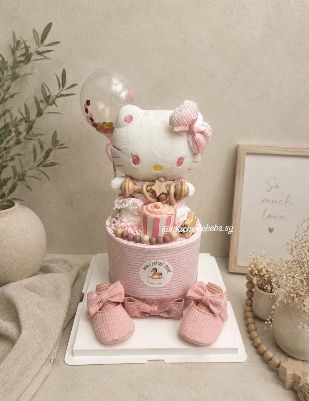 🐱 1-tier Pink Kitty 