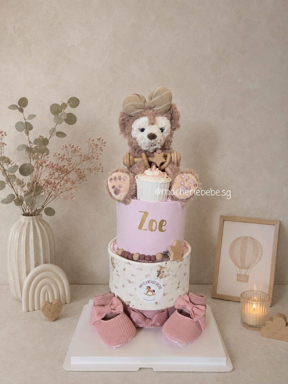 🎀 2-tier Sweet Girl Bear 