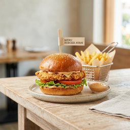 MENU BURGER AYAM