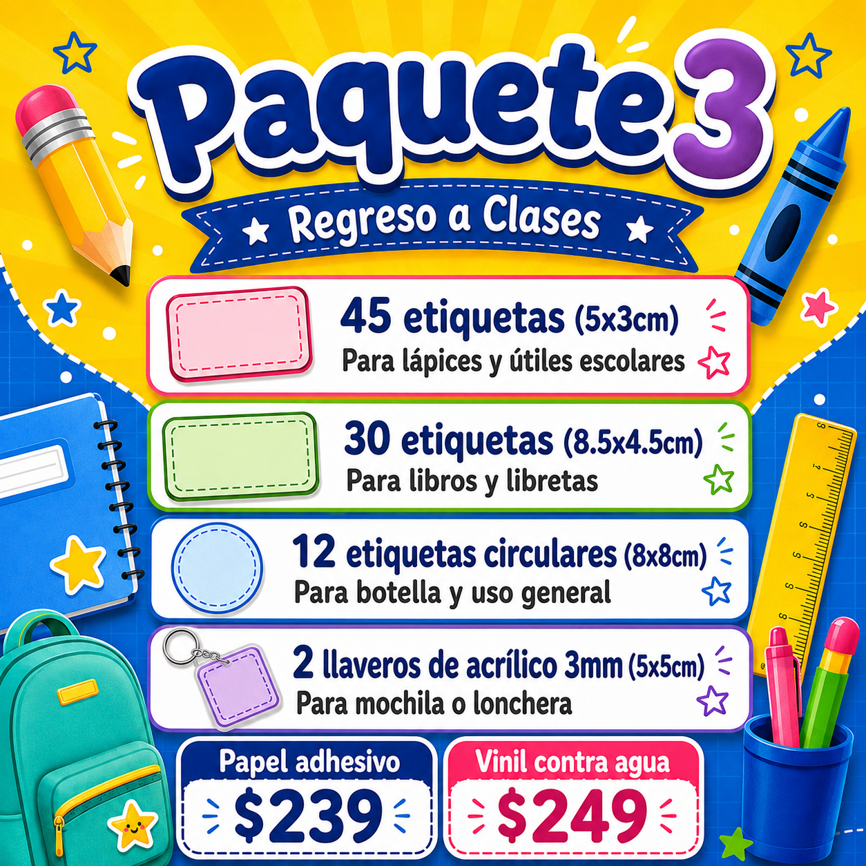 Etiquetas Escolares Paquete 3_0