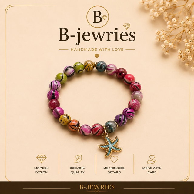 Color beads bracelet