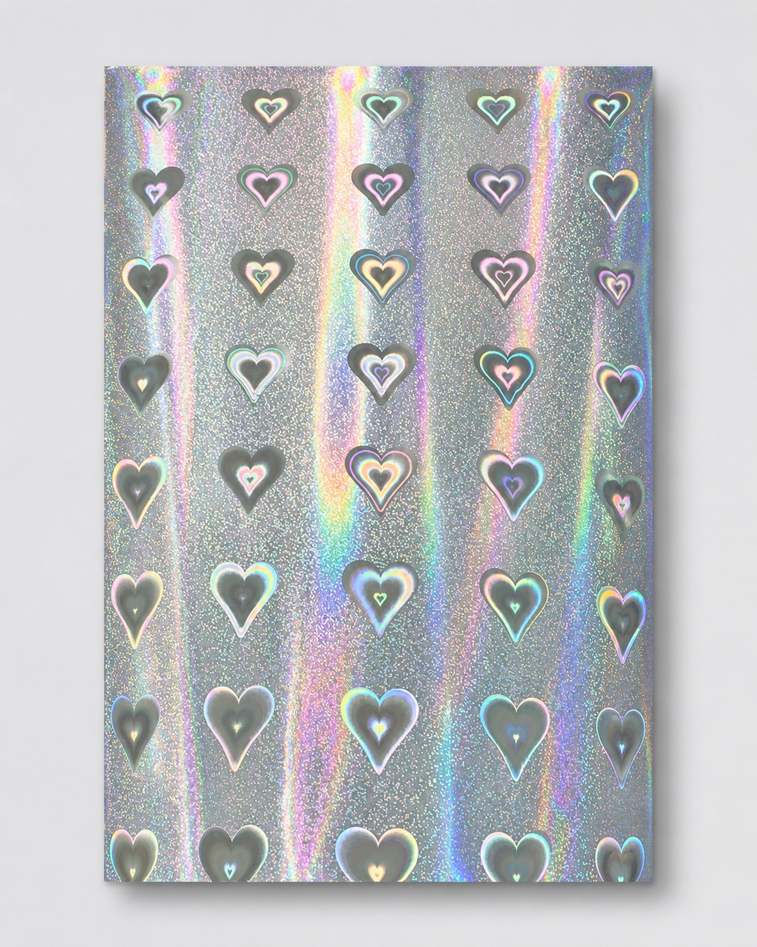 CORAZONES HOLOGRAFICO CARTULINA