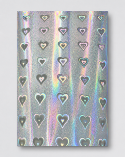 CORAZONES HOLOGRAFICO CARTULINA