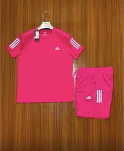 Ensemble Sport Homme Adidas - T-shirt + Short Bleu Marine