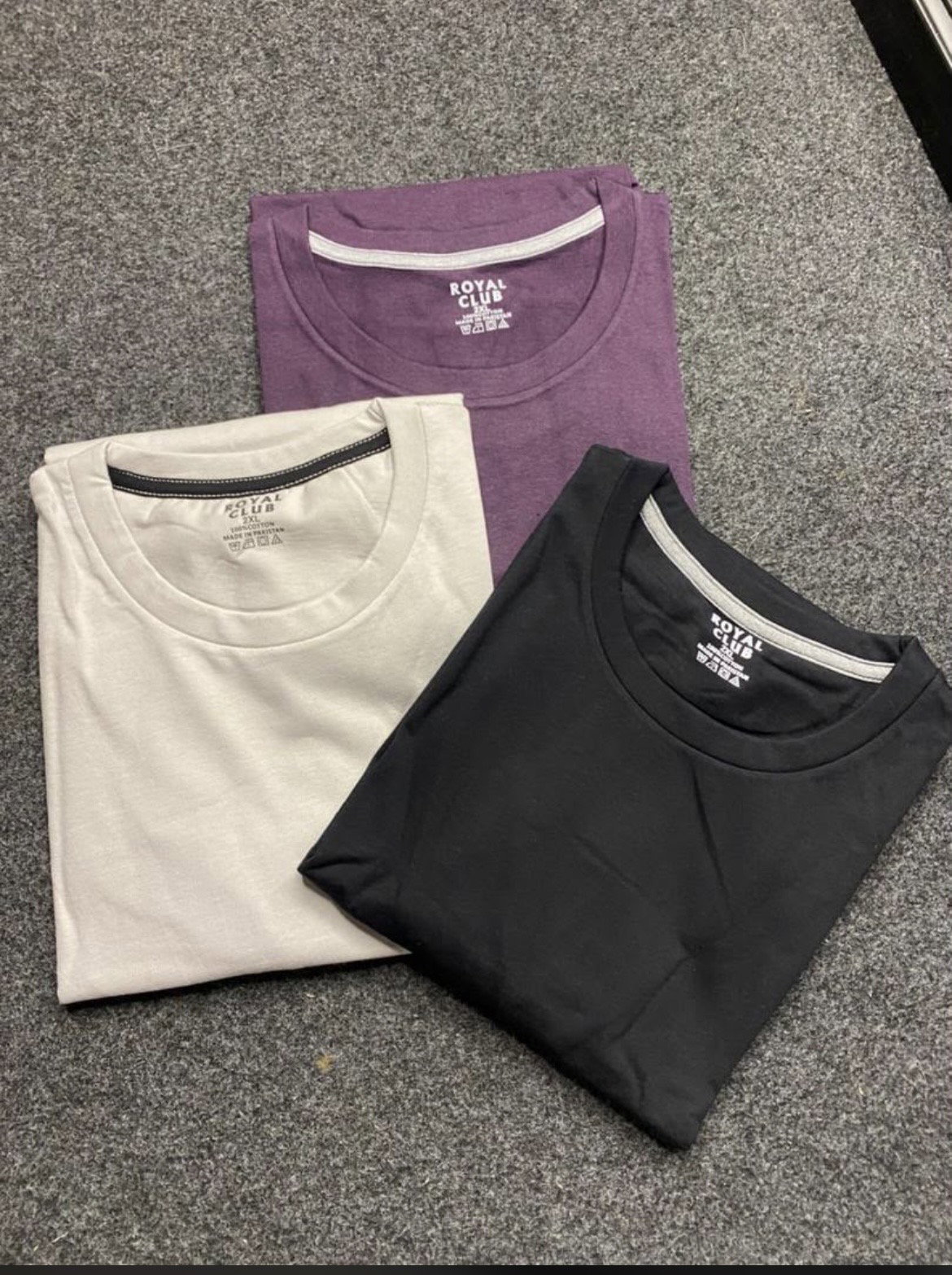 Pack 3 T-shirts Essentiels Royal Club - Coton 100% _2