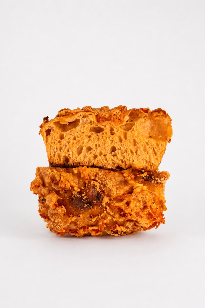 Kimchi Parmesan Focaccia