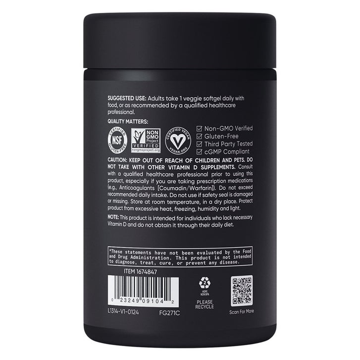 Sports Research D3 + K2, 160 Veggie Softgels(Exp:04/2029)_2