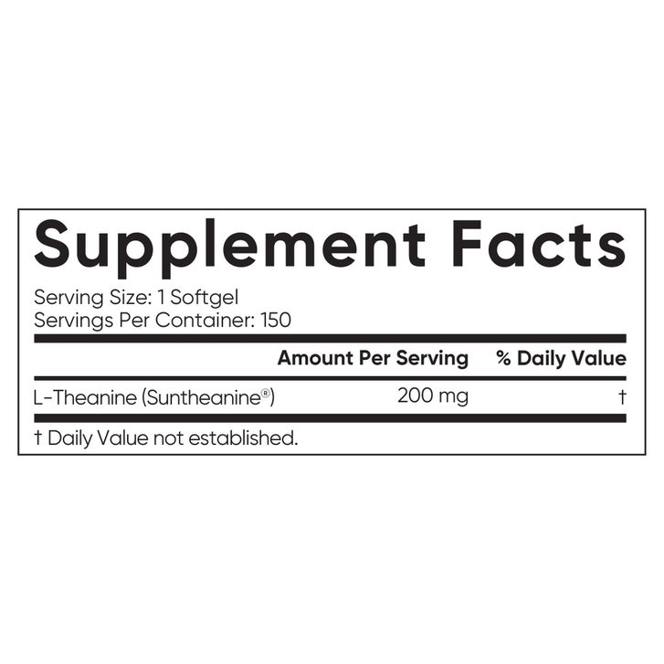 Sports Research L-Theanine Suntheanine 200 mg, 150 Softgels(Exp:08/2028)_3