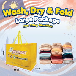 Large Package (Wash, Dry, Fold)