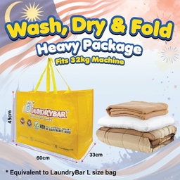 Heavy Package (Wash, Dry, Fold)