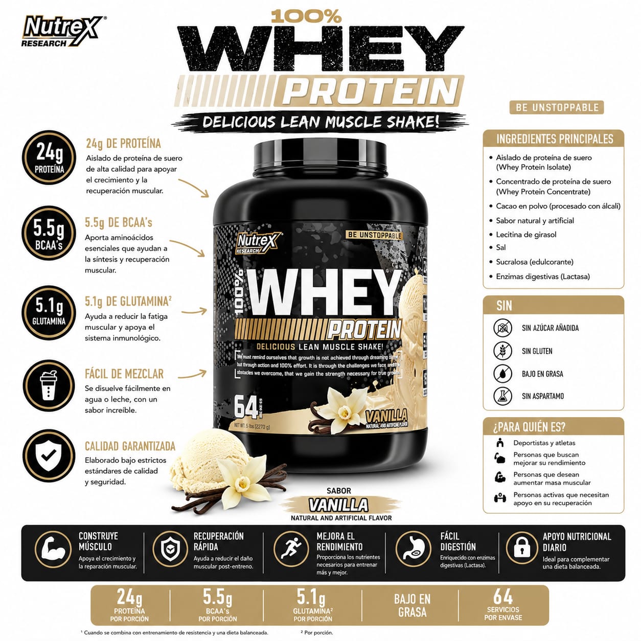 100% Whey Protein Nutrex Research_1