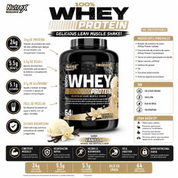 100% Whey Protein Nutrex Research