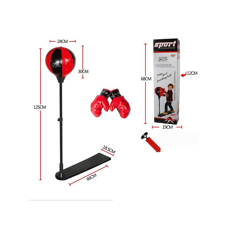 Children's Punching Ball With Stand And Gloves Boxing Set_3