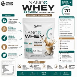 NANOGEN Nutrition, Nano Whey Premium 100% Whey Protein