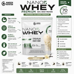 NANOGEN Nutrition, Nano Whey Premium 100% Whey Protein
