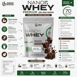 NANOGEN Nutrition, Nano Whey Premium 100% Whey Protein